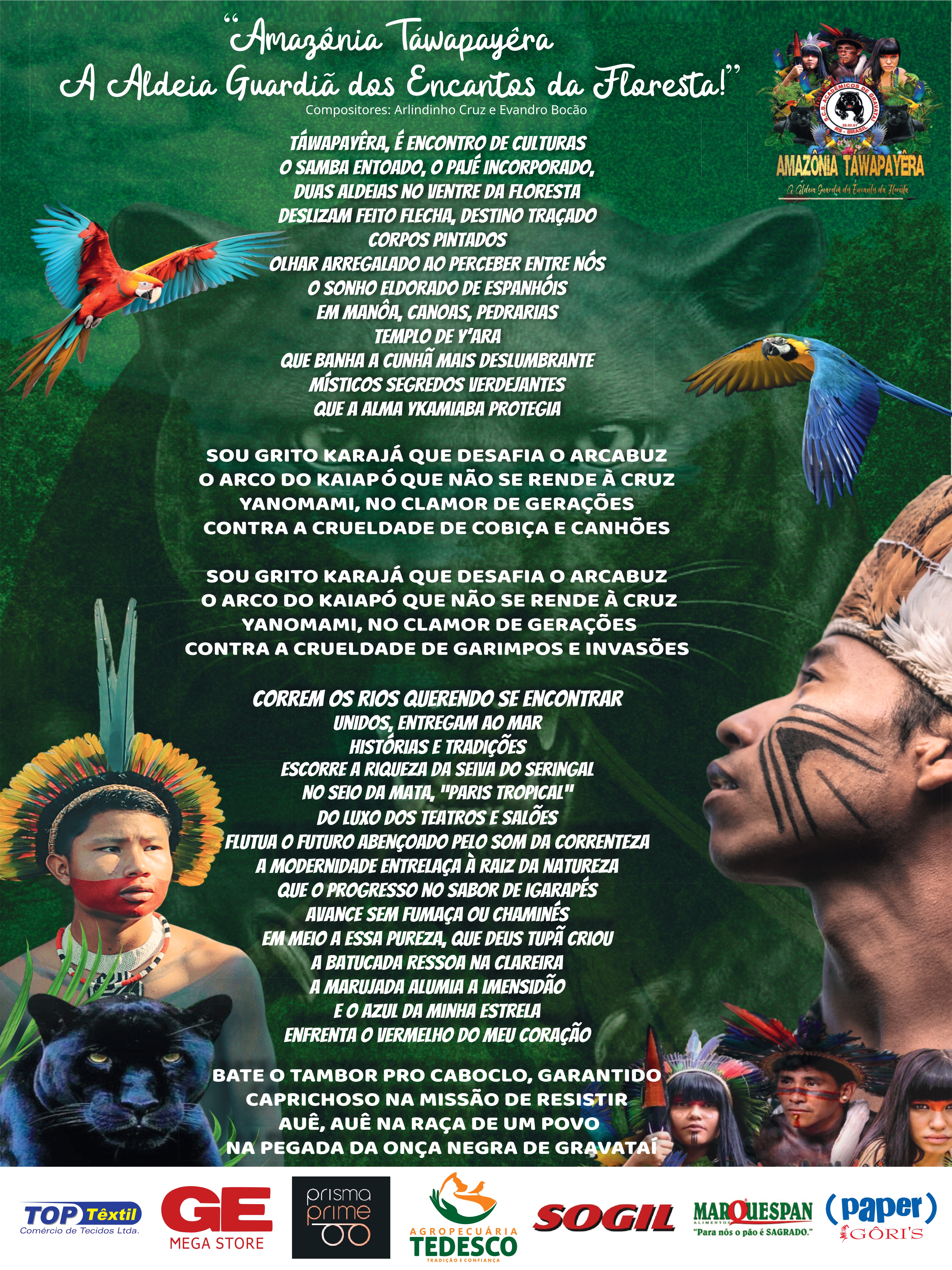 Documento oficial - Lona Acadêmicos de Gravataí